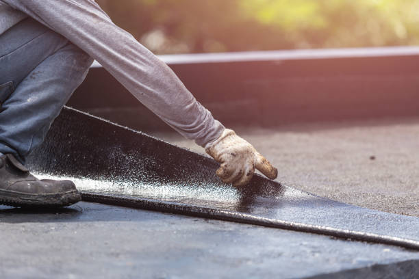 Professional Waterproofing technician working in Fairwater, WI